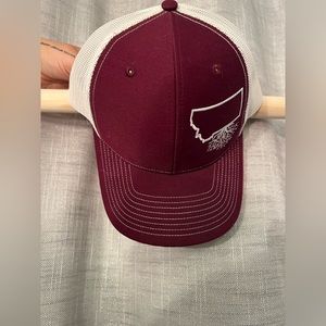 WYR Clothing Montana Roots Adjustable Trucker Hat; used.
